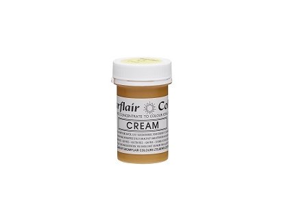 Cream - gelová barva Sugarflair