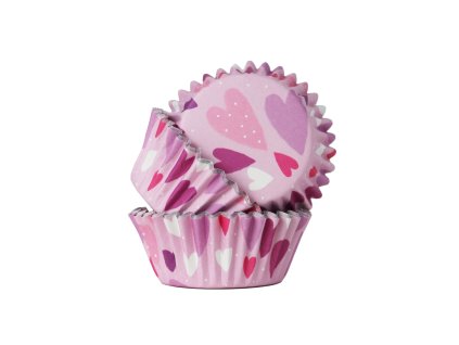 Košíčky 50 x 30 mm (30 ks ) - Love Hearts; 01