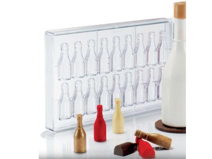 forma do pralin z poliweglanu mala butelka 175x275 mm ma3011 martellato