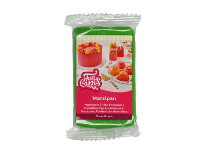 Marcipán Fun Cakes 250 g - Grass Green; T01