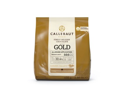 Belgická čokoláda CALLEBAUT - GOLD 30,4 % - 400 g