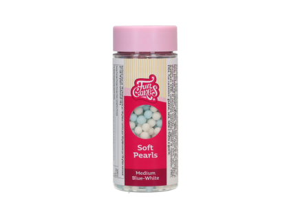 Soft Pearls – perly střední bílo modré 60 g