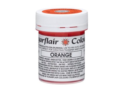 Sugarflair color - čokoládová barva - Orange