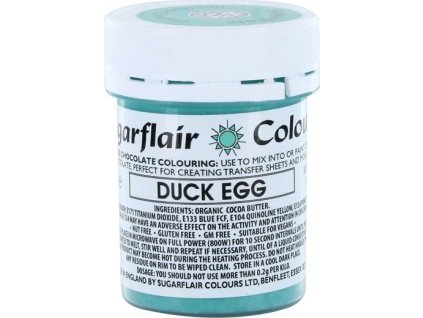 Sugarflair color - čokoládová barva - Duck Egg