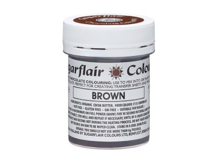 SUGARFLAIR C312 BROWN BARVA DO ČOKOLÁDY