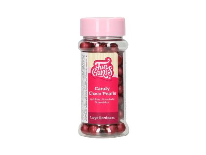 Candy Choco Pearls – perly velké bordeaux 70 g