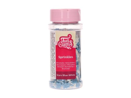 Sprinkles - sypání bílo-modré hvězdy 55g (expirace)
