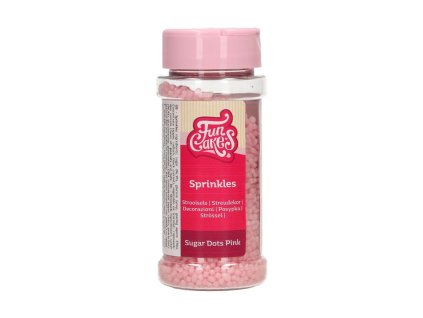 Sprinkles - sypání růžové kuličky 80 g (expirace)