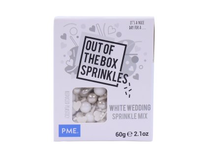 Cukrová dekorace PME - Svatební / White wedding 60g
