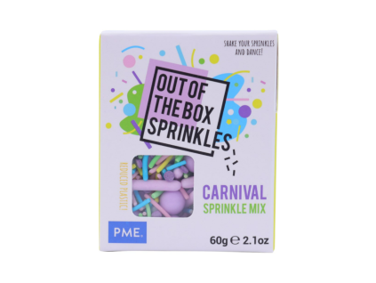 Cukrová dekorace PME – Karneval 60 g