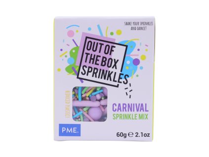Cukrová dekorace PME -  Karneval 60g