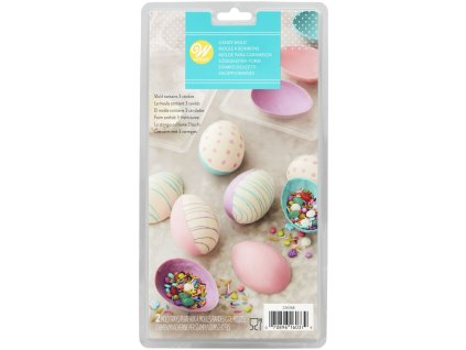 Plastová forma na čokoládu 3D vajíčka/kraslice WILTON; 01