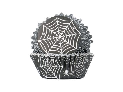 Košíčky 50 x 30 mm (30 ks) Halloween spider