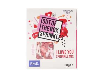Cukrová dekorace PME -  I love you 60 g; 01