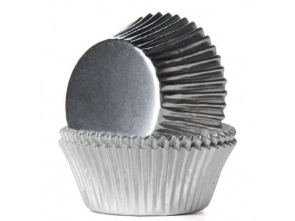 HM2019  stříbrné košíčky na muffiny