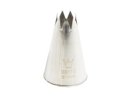 Zdobící špička řezaná Martellato – hvězda 12 mm
