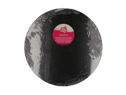 Dortová podložka černá O 35,5 cm, výška 12 mm