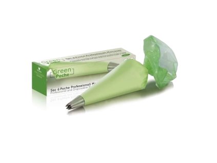 Zelené jednorázové sáčky Martellato 40 cm - 100 ks; 01