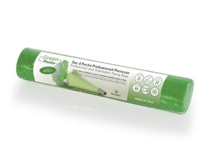 Zelené jednorázové sáčky v roli 55 cm - 20 ks; 01