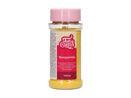 Nonpareils - perličky žluté 80g