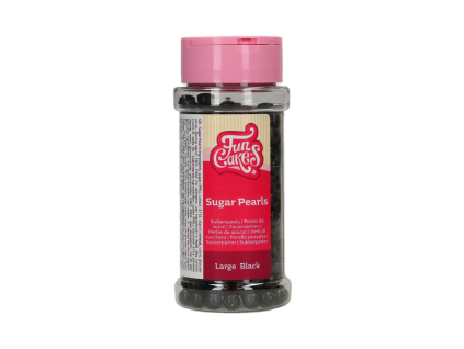 Sugar Pearls – perly velké černé 80 g