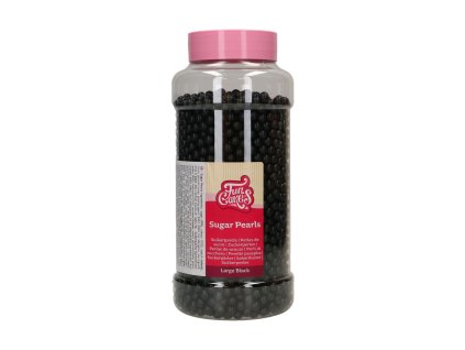 Sugar Pearls - perly velké černé 800g