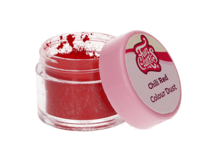 Prachová barva FUN CAKES CHILI RED