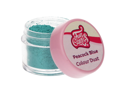 Prachová barva FUN CAKES PEACOCK BLUE