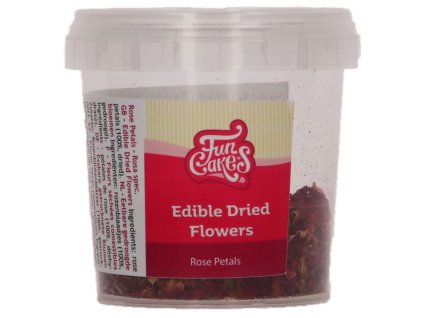 FUN CAKES - Jedlá směs sušených květin Rose Petals 5 g (růže)