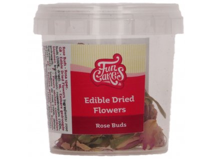 F53125 FUN CAKES - Jedlá směs sušených květin ROSE BUDS 5 g