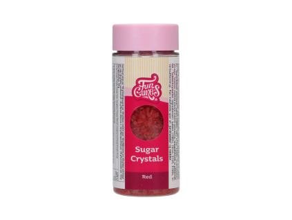 Sugar Crystals – krystalky červené 80 g