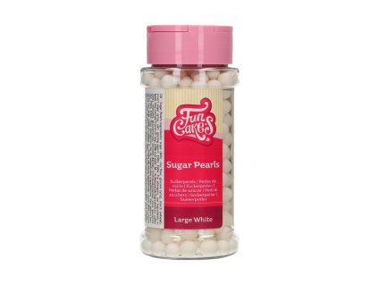 Sugar Pearls - perly velké bílé 70g