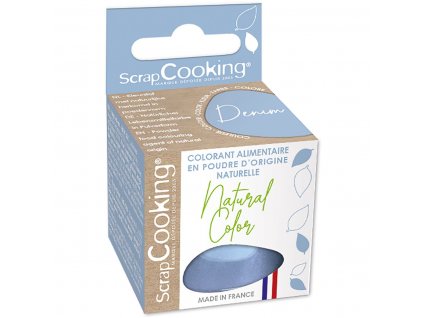 SC4219 - Prachová barva přírodní  SCRAP Cooking - 10 g Powder Denim
