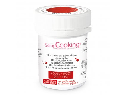 SC4039 - Prachová barva SCRAP Cooking - 5 g RED