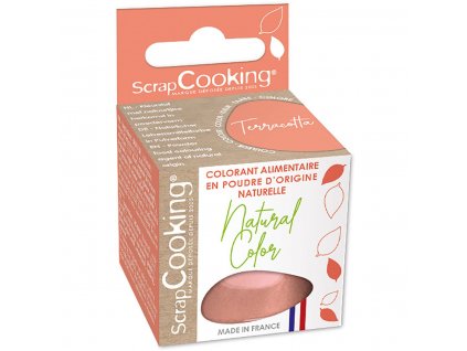 SC4212 - Prachová barva přírodní  SCRAP Cooking - 10 g Powder Terracotta