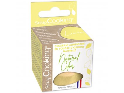 SC4217 - Prachová barva přírodní  SCRAP Cooking - 10 g Powder Lemon