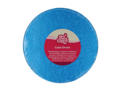 Dortová podložka modrá O 20 cm, výška 12 mm