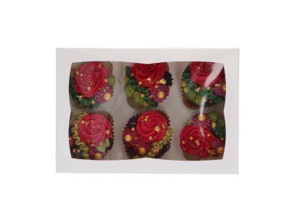 Krabice na 6 ks cupcakes / muffin