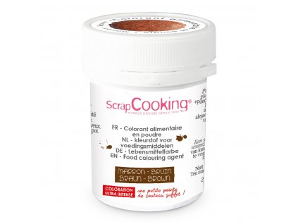 SC4038 Prachová barva SCRAP Cooking - 5 g Brown