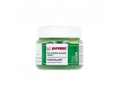 l02sb PAVONI Barva na čokoládu - zelená (green) 40 g