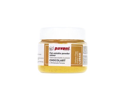 l05sb PAVONI Barva na čokoládu - žlutá (egg yellow) 40 g