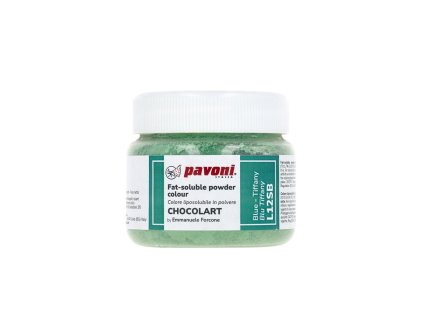 l12sb PAVONI Barva na čokoládu - modrá (tiffany blue) 40 g