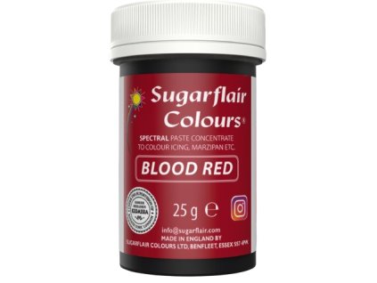 Blood Red 25 g (Červená) - Sugarflair