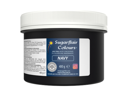 Navy 400 g (Námořnická modř) Sugarflair