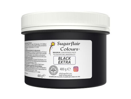Black Extra 400 g (Černá) Sugarflair