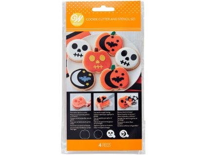 Vykrajovátka - Halloweeen & Stencil 2 + 2 ks  WILTON; T01