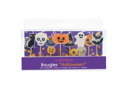 SCRAPCOOKING – Halloween svíčky 8 ks