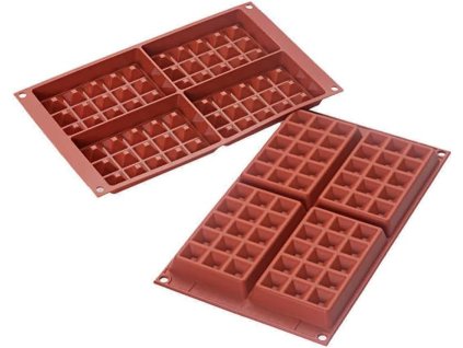 Silikonová forma Waffle (4 ks)