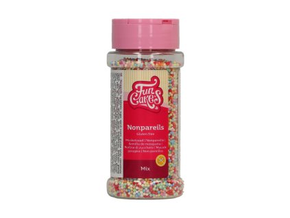 Nonpareils - perličky bezlepkové - mix barevný 80g