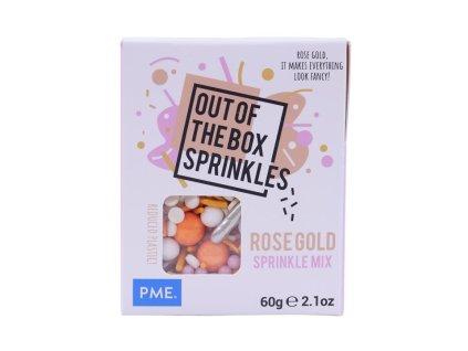 Cukrová dekorace PME - Rose Gold 60g